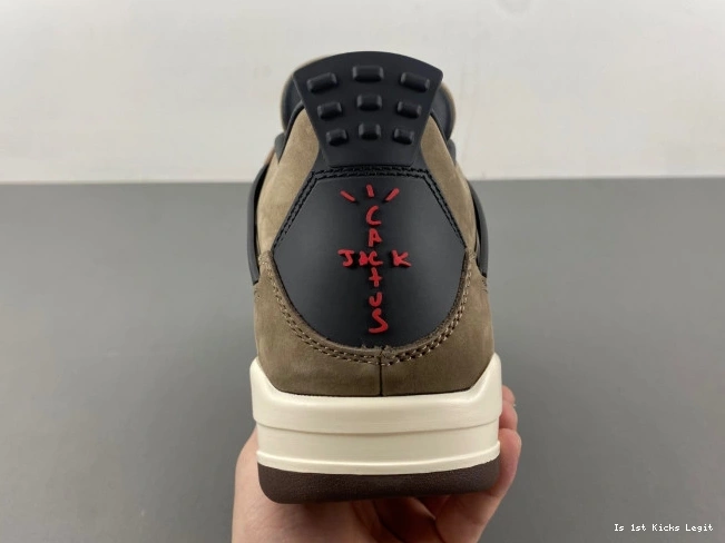 TS Travis Scott AJ4-882335 Brown Jordan 4 Retro x Air 0703